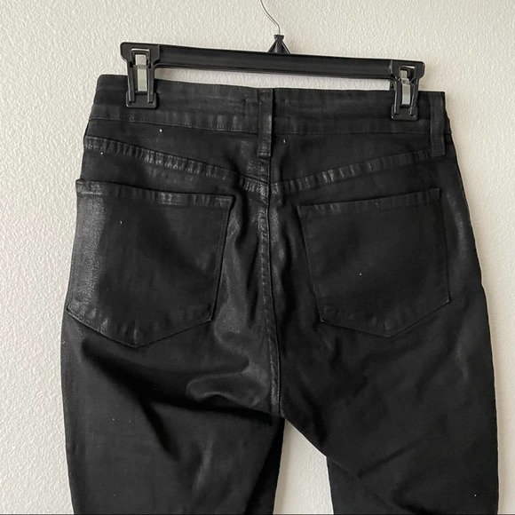 NYDJ Black Coated Denim Ankle Zip Jeggings - Picture 6 of 6